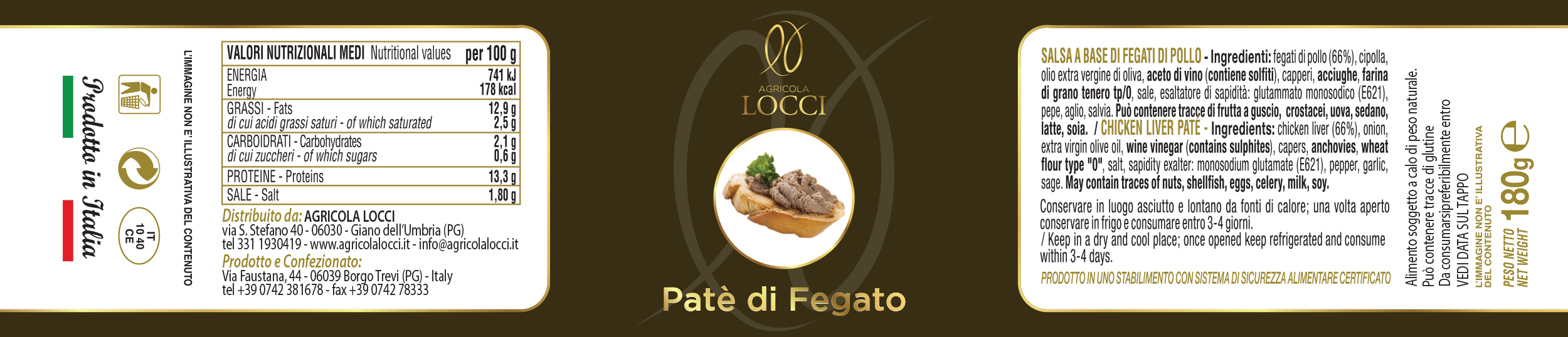 Agricola Locci: Etichette Pat&egrave;