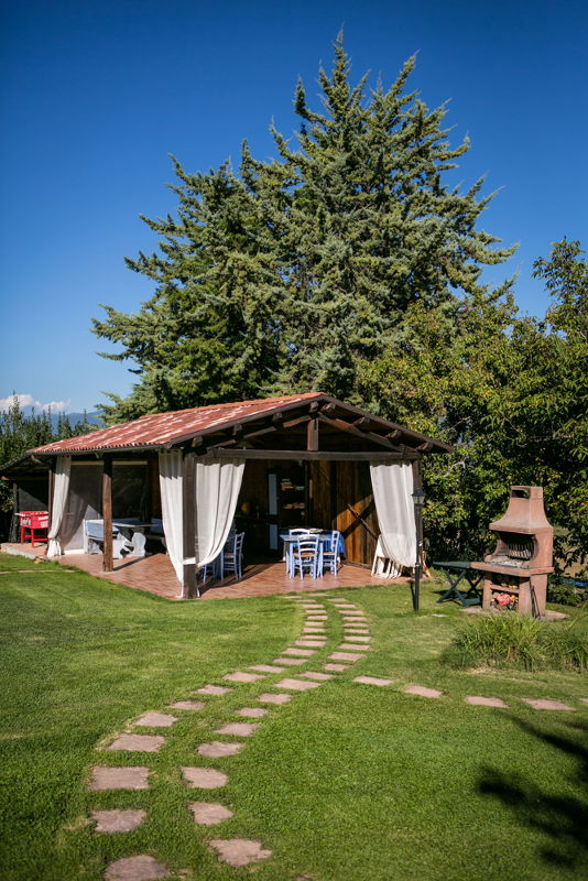 Visuale del gazebo